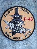 Usaf F4G Phantom badge Golfoorlog, Ophalen of Verzenden, Patch, Badge of Embleem