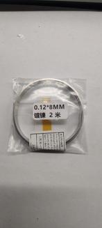 Nikkel strip. 0.12mm x 8mm x 2 meter. 18650 accu spot lassen, Ophalen of Verzenden, Nieuw