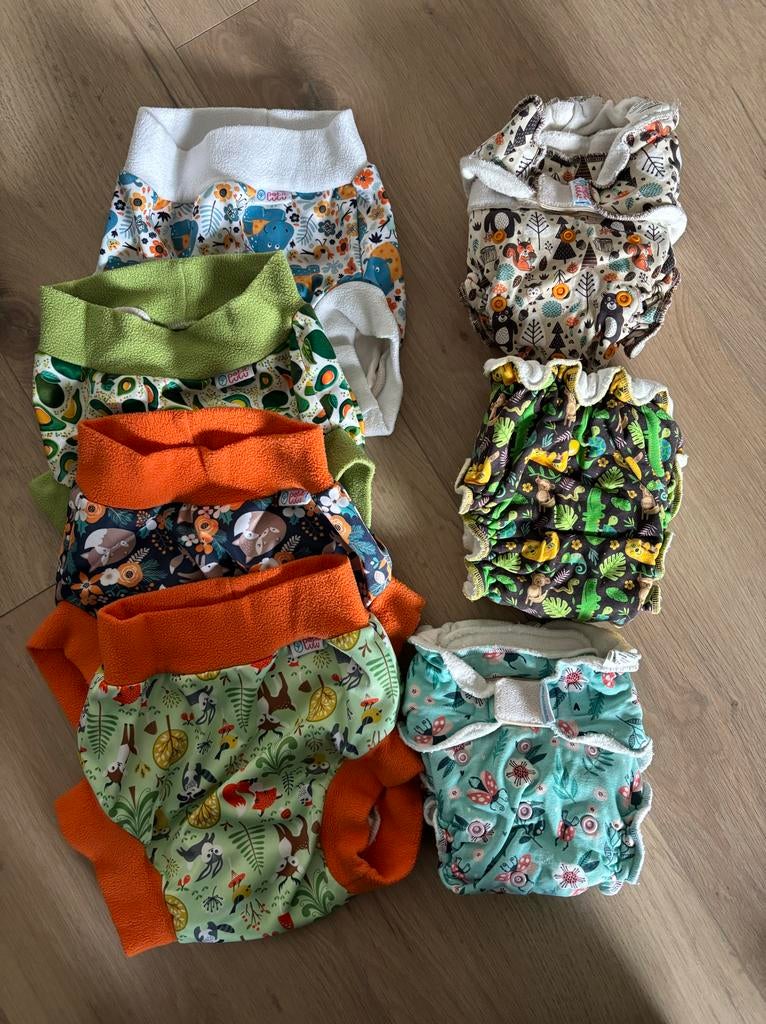 3 Petit Lulu nachtluiers en 4 overbroekjes, Ophalen of Verzenden, Gebruikt, Jongetje of Meisje