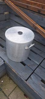Grote aluminium pan met deksel, Ophalen, Gebruikt