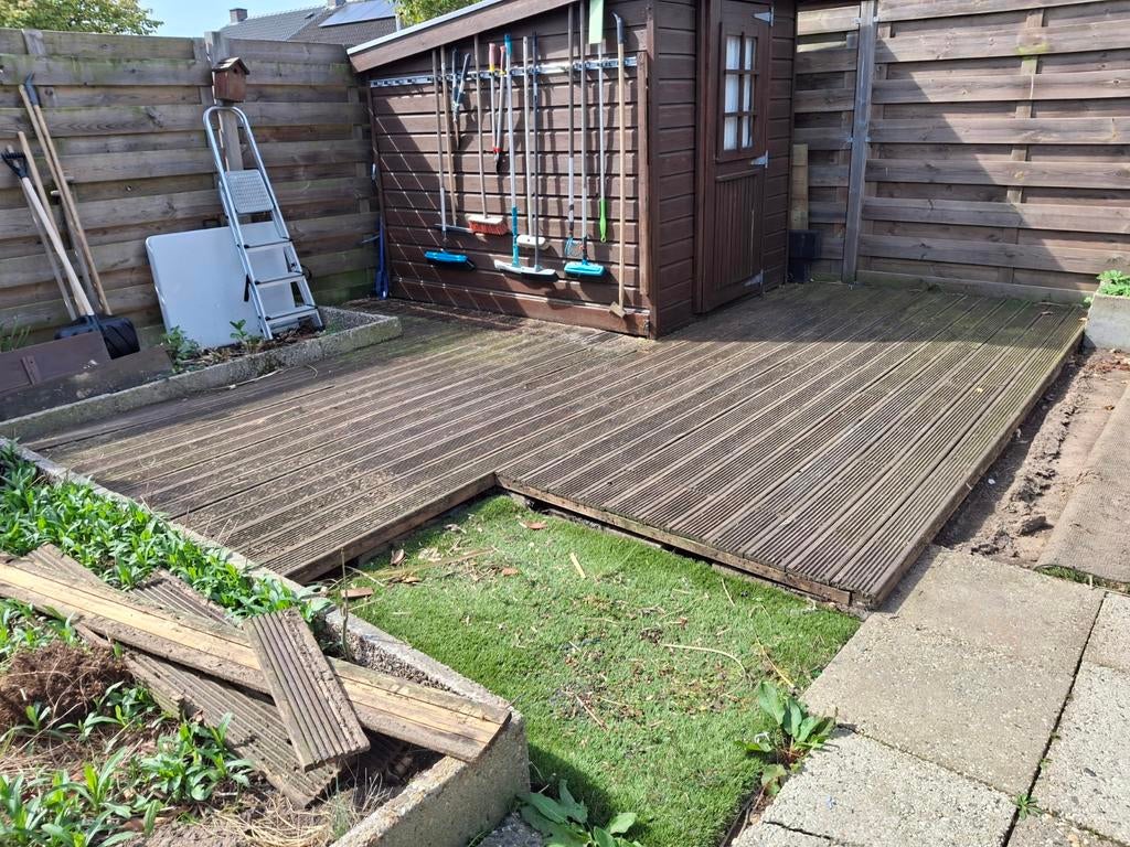 Vlonder planken gratis ophalen, Tuin en Terras, Terrasdelen en Vlonders, Ophalen, Hout