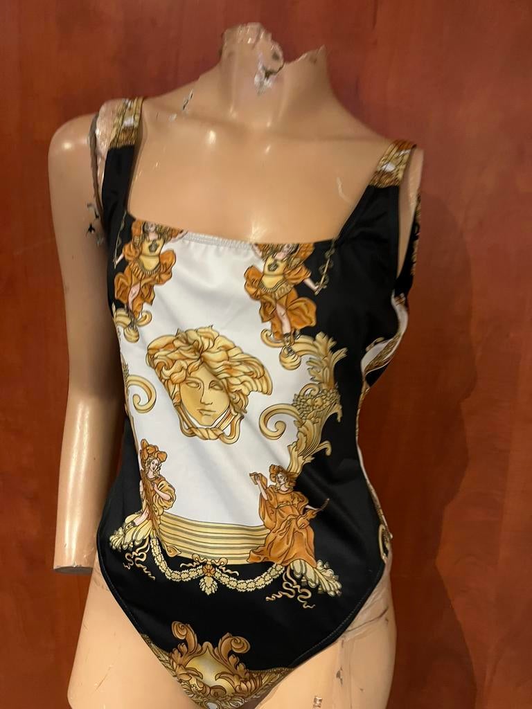 VERSACE badpak maat 4 origineel zgan, G, Zwart, G, Badpak