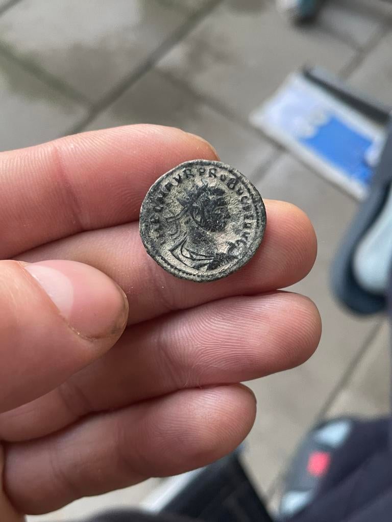 Romeinse antonius probus AE bodemvondst munt, Ophalen of Verzenden, Brons