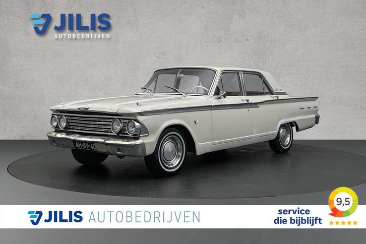 Ford Fairlane 500 V8 4-deur sedan 1962 (bj 1962), Auto's, Oldtimers, Bedrijf, Te koop, Lederen bekleding, Ford, Benzine, Sedan