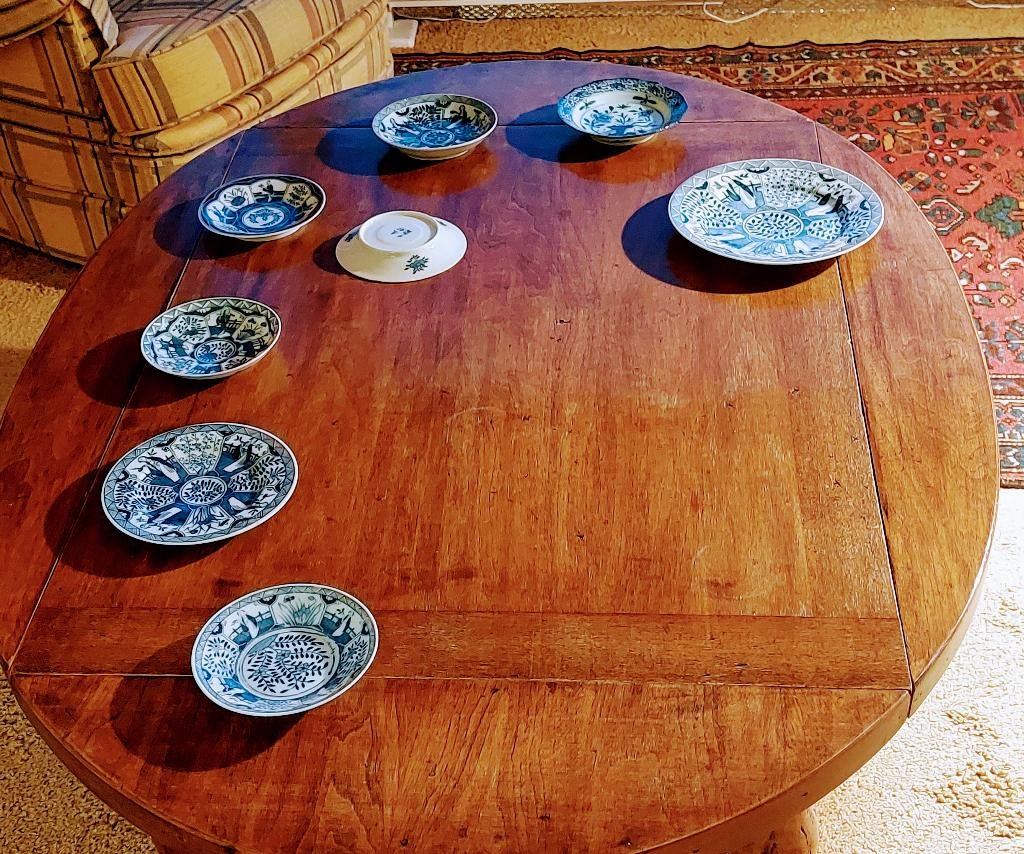 chinees blauw schoteltjes, Antiek en Kunst, Ophalen