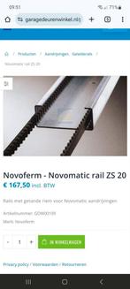 Novoferm novomatic rail zs-20 sectionaal garagedeuren, Ophalen of Verzenden, 120 cm of meer, Garagedeur, 215 cm of meer