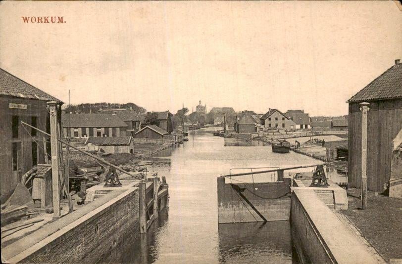 Workum, Ophalen of Verzenden, Voor 1920, Ongelopen, Friesland