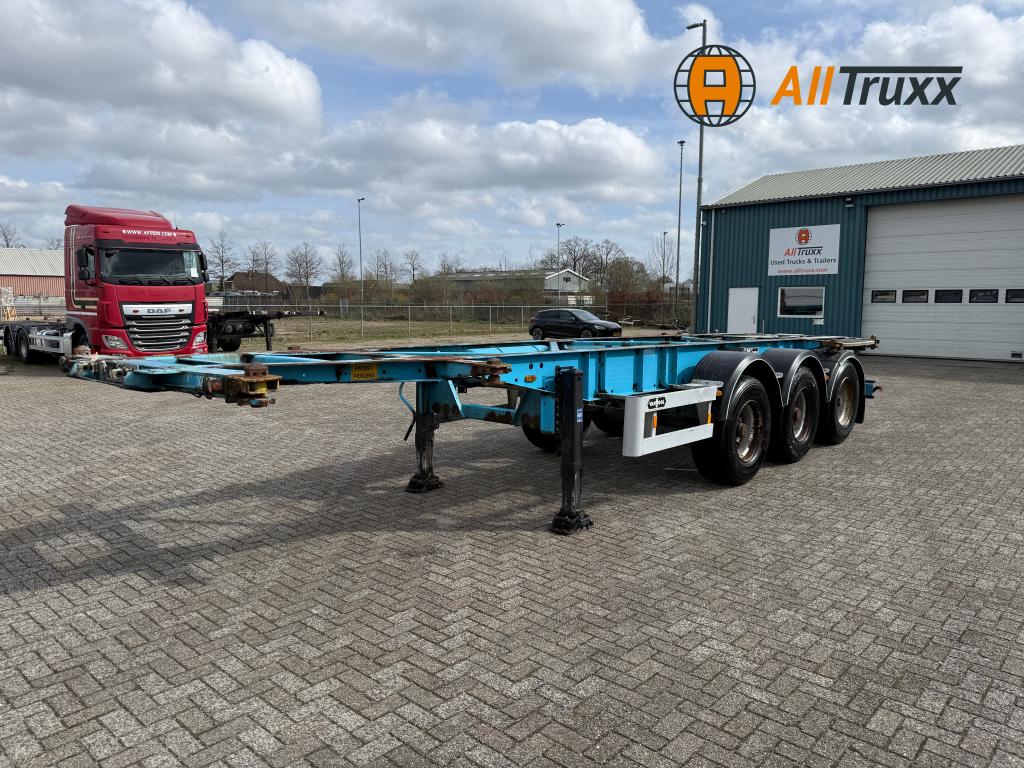 Van Hool3B0071 20/30 FT container APK NL trailer, Auto's, Vrachtwagens, Overige kleuren, Overige brandstoffen, Bedrijf, Aanhangers en Opleggers