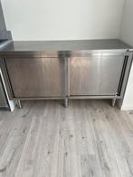 RVS Werkkast 160x60x90, Zakelijke goederen, Horeca | Keukenapparatuur, Ophalen, RVS Meubilair