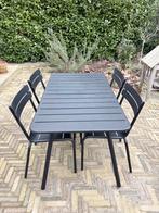 Tuinset Fermob Luxembourg, Ophalen, 4 zitplaatsen, Aluminium, Zo goed als nieuw