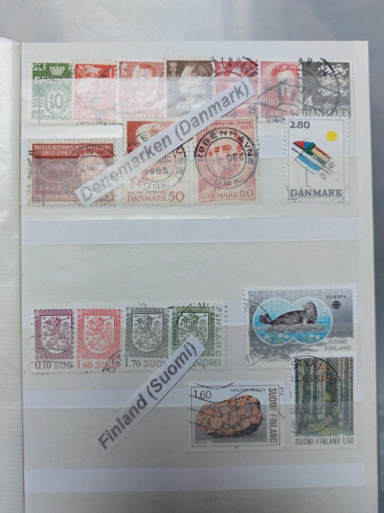 Postzegel verzameling postzegels Denemarken en Finland izgs, Ophalen of Verzenden, Denemarken, Gestempeld