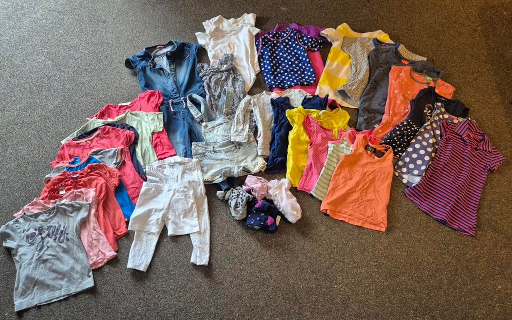 Groot zomerkledingpakket maat 86/92 - Hema, H&M en meer, Kinderen en Baby's, Babykleding | Maat 86, Gebruikt, Meisje, Overige typen