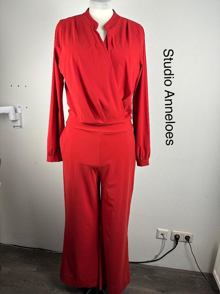 Studio Anneloes Jumpsuit  (mt: 42) 20,3/9893, Kleding | Dames, Jumpsuits, Zo goed als nieuw, Maat 42/44 (L), Rood, Ophalen of Verzenden