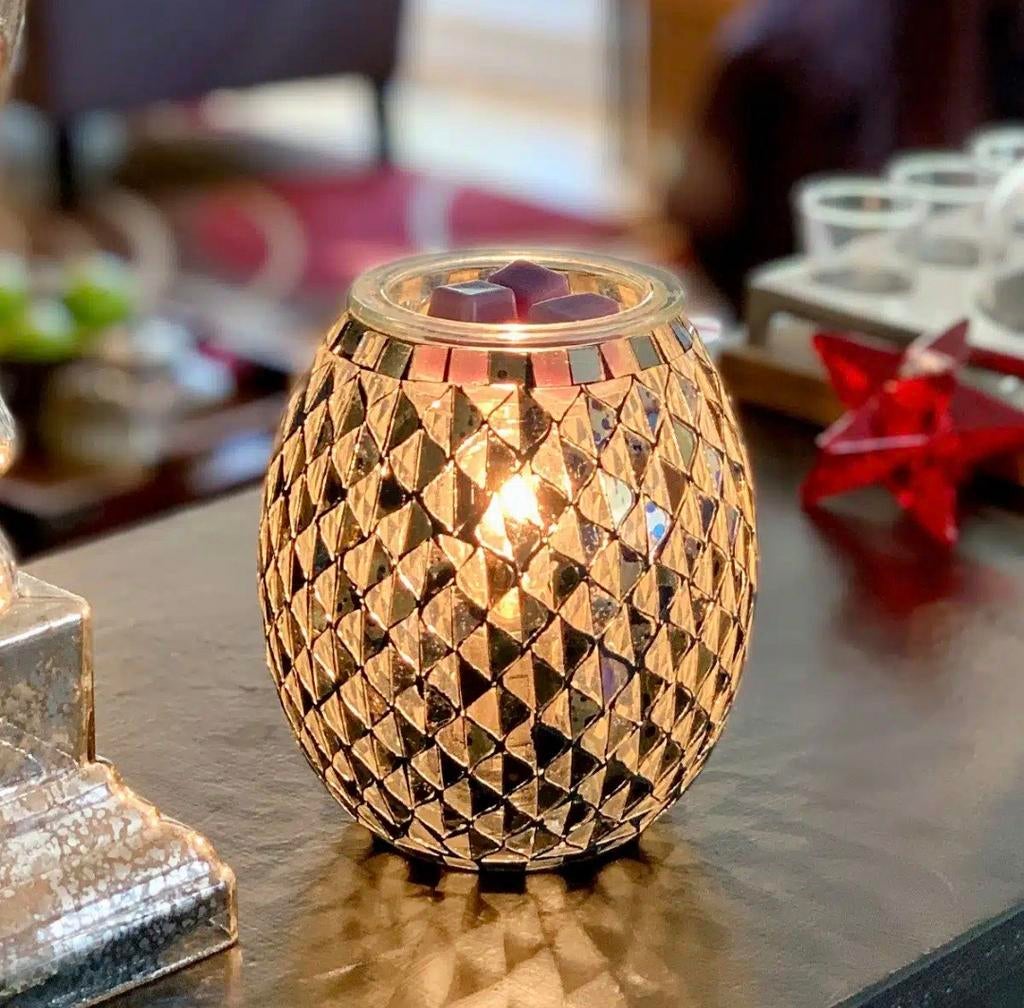 Scentsy Time to Reflect Warmer, Overige materialen, Nieuw, Ophalen of Verzenden, Bruin