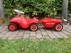 Leuke rode bobby car met aanhanger, Ophalen, Gebruikt, Loopvoertuig