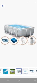 Intex Zwembad 488x244x107 cm met complete set accessoires, Ophalen of Verzenden, Rechthoekig, Opzetzwembad, Minder dan 80 cm