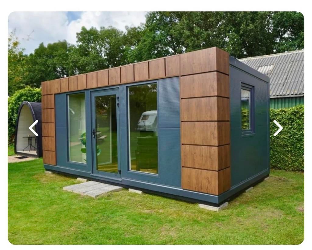 Luxe Tuin Unit (6 x 3 meter) - incl. keukenblok, Ophalen, Overige materialen, 200 tot 400 cm, Zo goed als nieuw