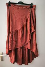 Bruine Rok - Hoog Laag Rok - 1XL - Rusttydustty - Hippie, Kleding | Dames, Rokken, Bruin, Maat 46/48 (XL) of groter, Ophalen of Verzenden