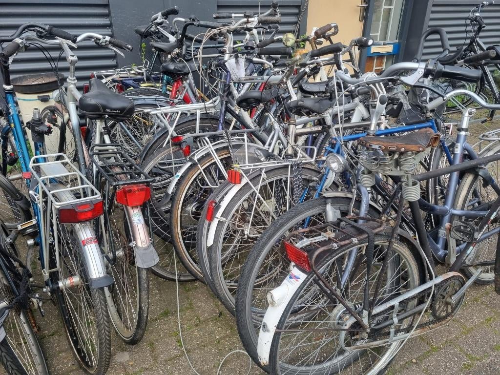 Partij van 50 dames- en herenfietsen, Fietsen en Brommers, Ophalen, Gebruikt, Overige merken