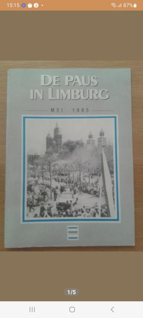 De Paus in Limburg 1985, Ophalen