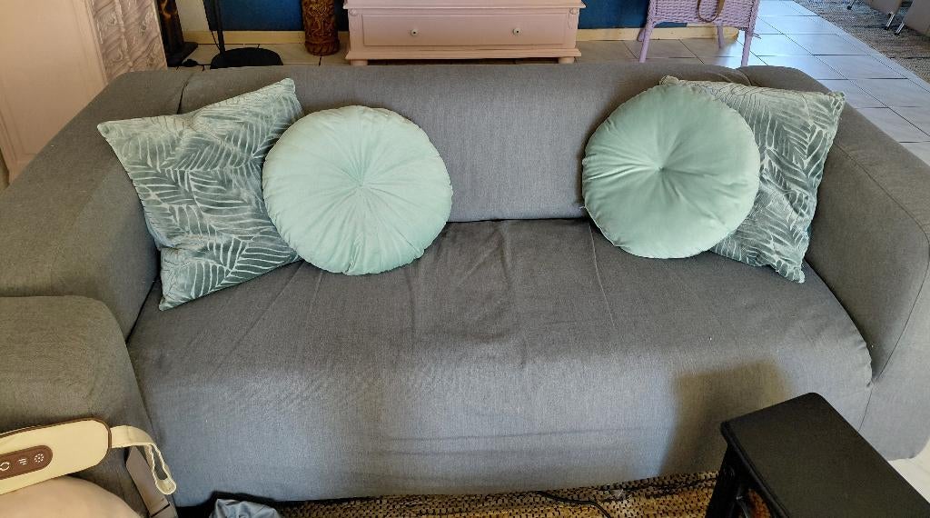 Gratis 2 zits bankstel, Ophalen, Modern., Gebruikt, Minder dan 75 cm