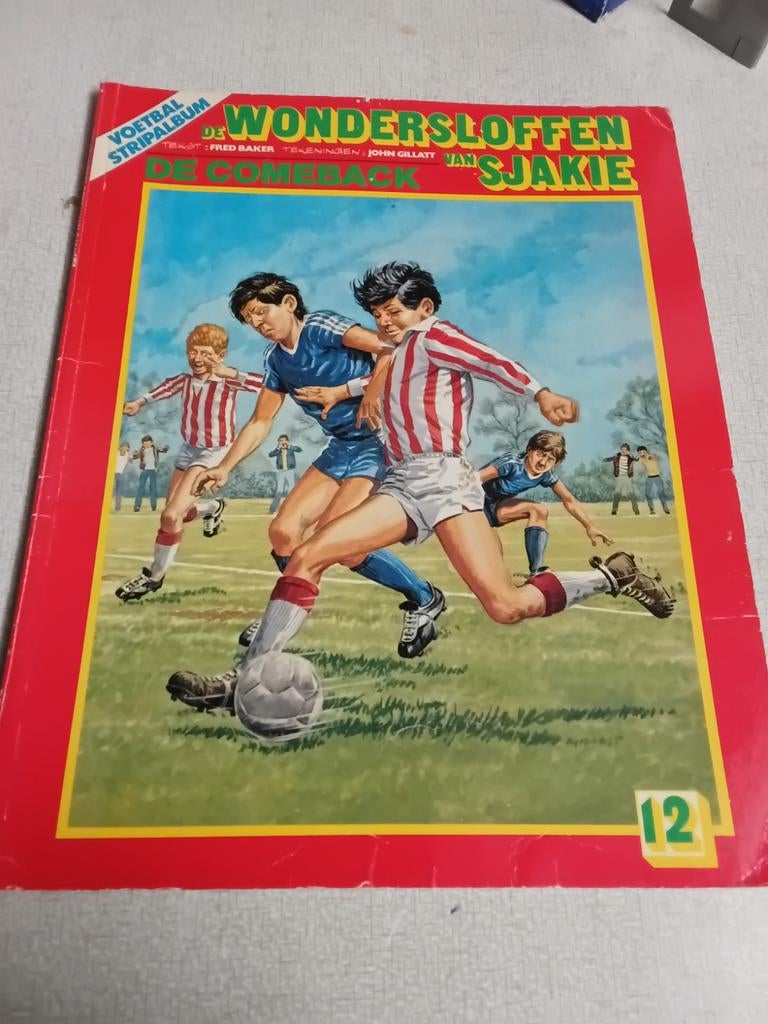 De wondersloffen van Sjakie,strip nr,12, Eén stripboek, Ophalen of Verzenden, Gelezen
