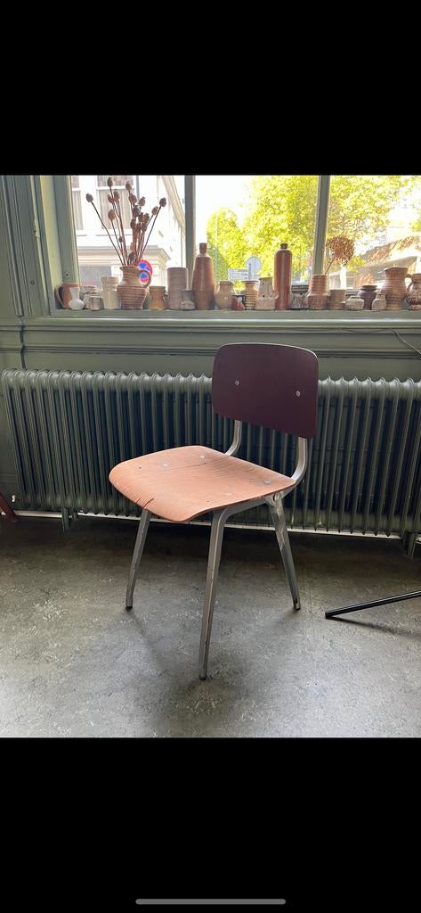 Vintage Revolt stoel Friso Kramer Ahrend, Ophalen, Gebruikt, Bruin, Eén
