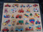 Grote inleg puzzel auto's, Ophalen, Zo goed als nieuw