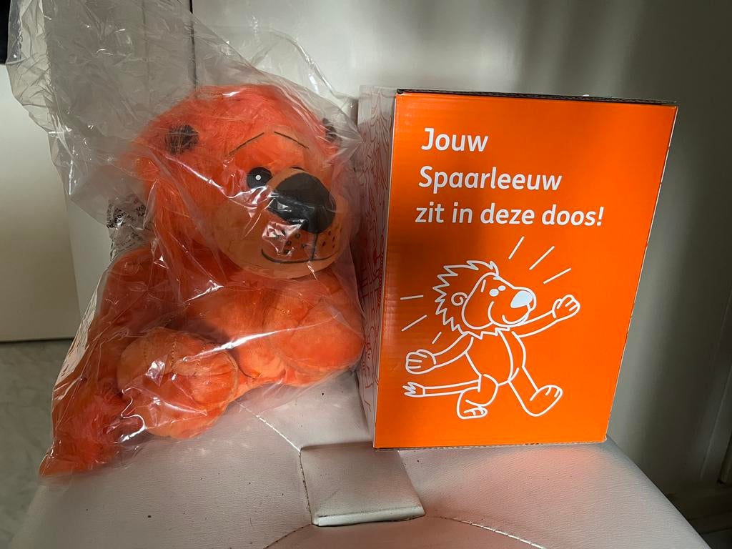 ING Spaarleeuw NIEUW, Verzamelen, Spaarpotten, Ophalen, Nieuw, Kunststof, Dier