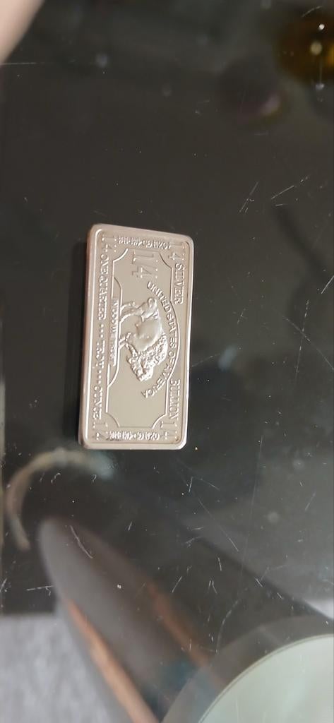 7.7 gram .999 fine zilver bullion baar, Postzegels en Munten, Edelmetalen en Baren, Ophalen of Verzenden, Zilver