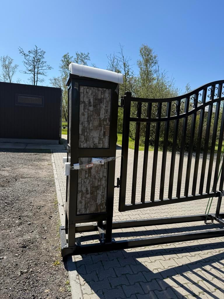 Robuust Zwart Sierhekwerk met Poort - Nieuwstaat, Ophalen, Met poort, Zo goed als nieuw, Sierhekwerk