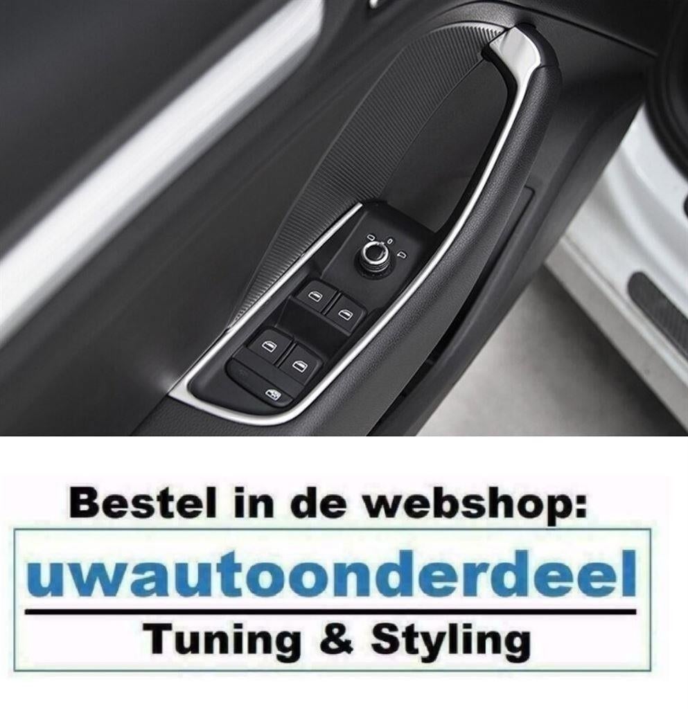 Interieur Styling RVS Deurgreep Geschikt Voor Audi A3 8V, Verzenden, Automotive Parts, A.parts@hotmail.nl, Trasmolenlaan 12 3447 GZ Woerden