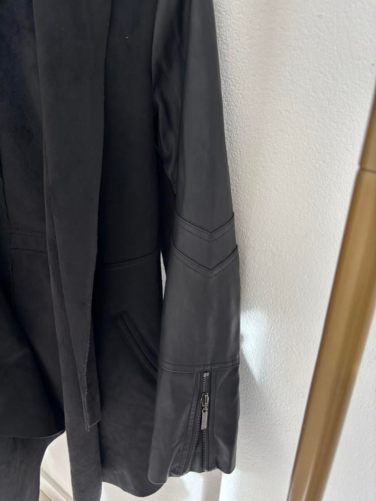 Joseph Ribkoff Zwarte Lente Jas - Maat M, Ophalen of Verzenden, Gedragen, Maat 38/40 (M), Zwart