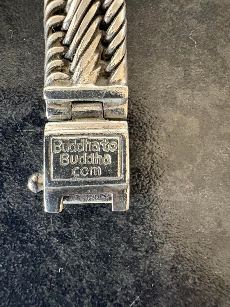 Buddha to Buddha arnband, Ophalen of Verzenden, Gebruikt, Zilver, Overige merken
