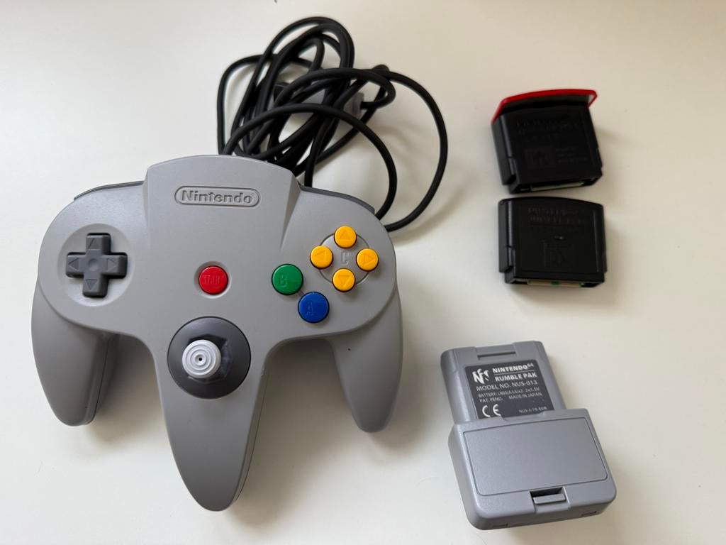 Nintendo 64 met controller, accesoires en 3 games, Spelcomputers en Games, Spelcomputers | Nintendo 64, Ophalen, Zo goed als nieuw