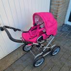 Verstelbare roze poppenwagen, Kinderen en Baby's, Speelgoed | Poppen, Ophalen, Gebruikt, Overige typen
