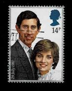 postzegel 1001 Groot-Brittannië Huwelijk Prins Charles Diana, Ophalen of Verzenden, Gestempeld