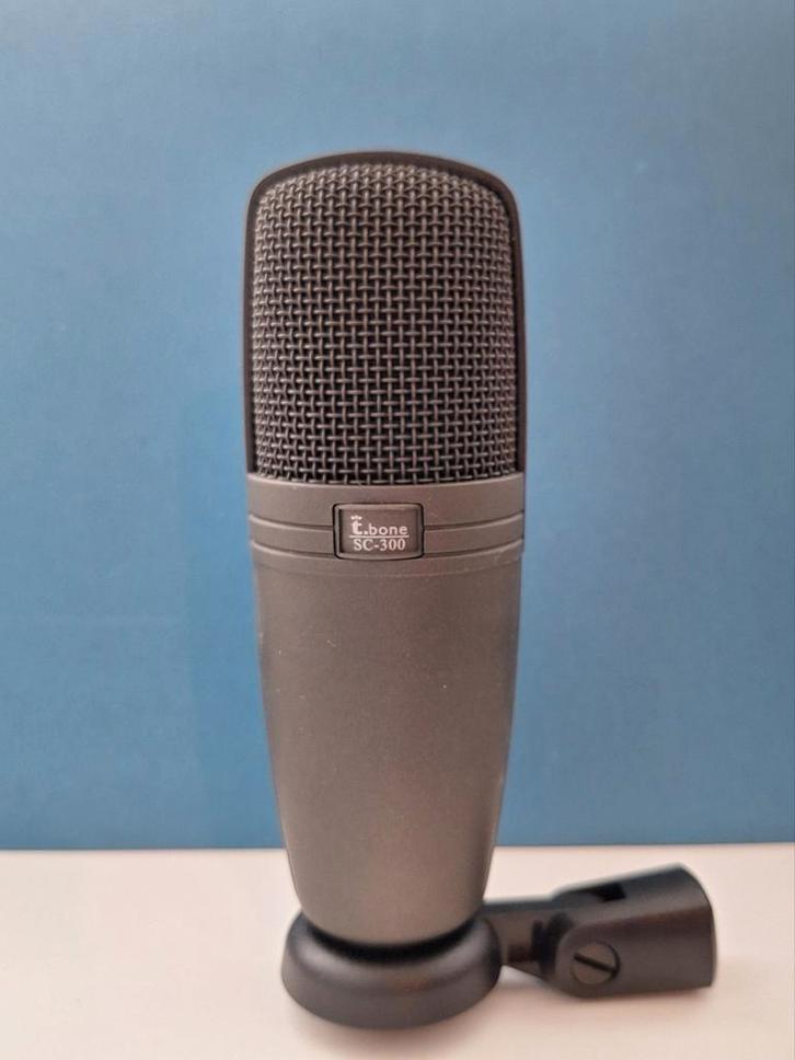 T.Bone SC-300 Grootmembraan Condensatormicrofoon, Muziek en Instrumenten, Microfoons, Zo goed als nieuw, Studiomicrofoon, Ophalen