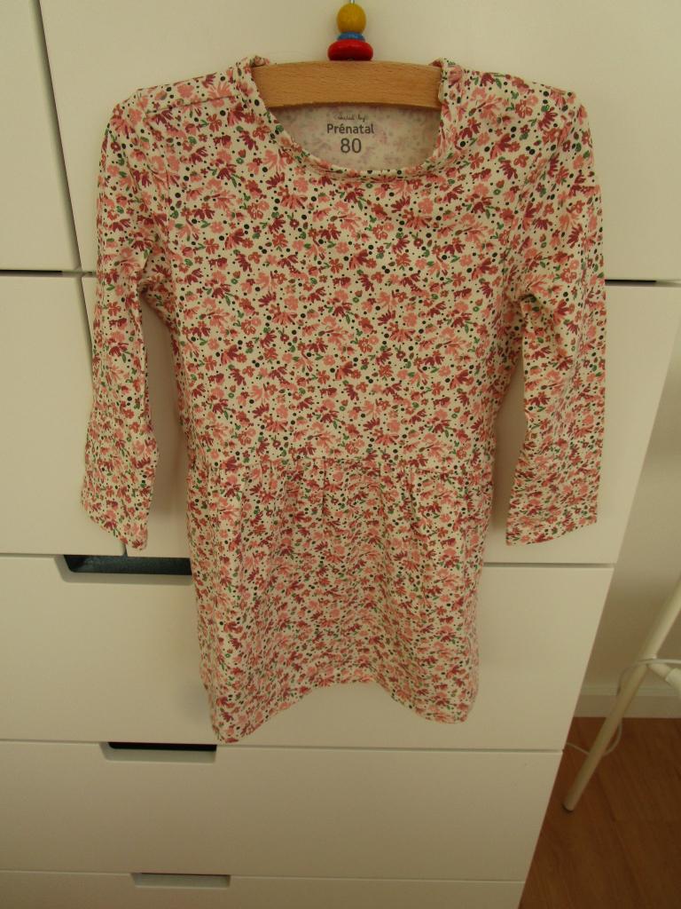 Prenatal - gebloemd jurkje maat 80, Kinderen en Baby's, Babykleding | Maat 80, Meisje, Jurkje of Rokje, Ophalen of Verzenden, Zo goed als nieuw