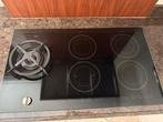 Atag inductiekookplaat met gaswokbrander - 90,5x52cm, Gebruikt, Ophalen of Verzenden, Inbouw, Inductie