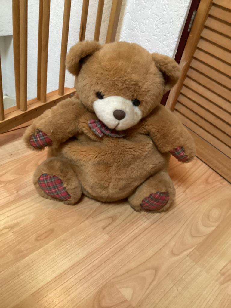Theemuts in de vorm van een teddybeer, Verzamelen, Ophalen of Verzenden, Zo goed als nieuw, Stoffen beer, Overige merken