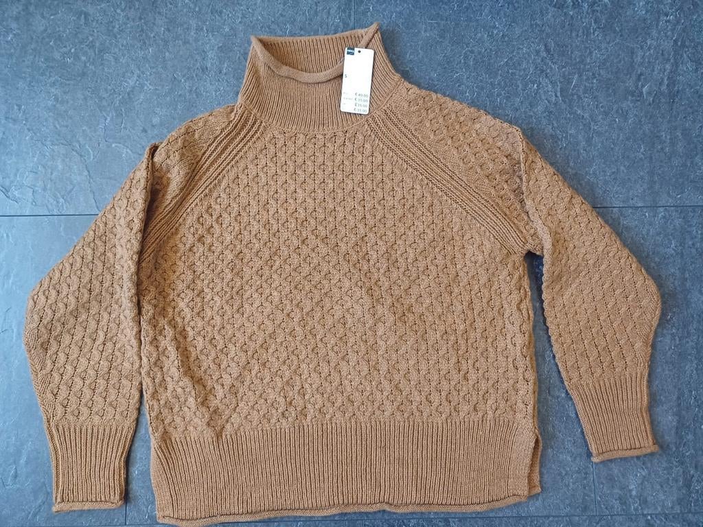 Nieuw: Bruine Hema trui met lange mouwen, maat S, Bruin, Nieuw, Ophalen of Verzenden, Maat 36 (S)