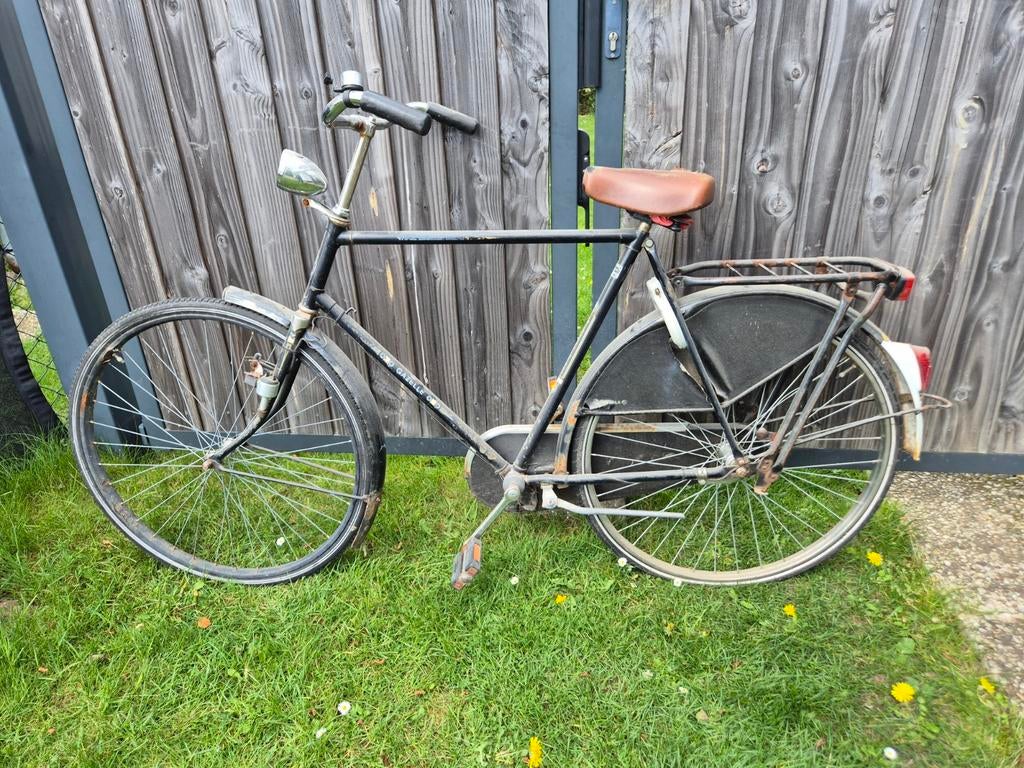 Gazelle herenfiets oldtimer 28 inch, framemaat 62, Ophalen, Terugtraprem, Gebruikt, 61 tot 65 cm