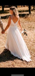 Trouwjurk blush maat 34, Ophalen of Verzenden, Zo goed als nieuw, Wit, Trouwjurk