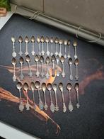 Mooie verzameling verzilverde theelepeltjes, Antiek en Kunst, Ophalen of Verzenden