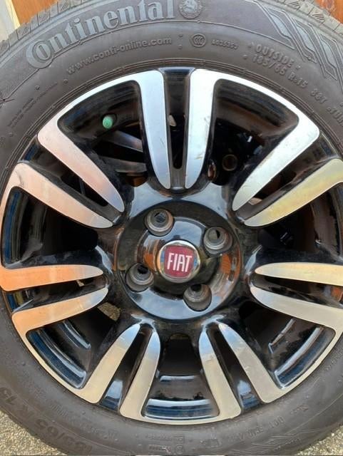 Originele Fiat 15 inch velgen, o.a. voor Fiat Punto, Auto-onderdelen, Banden en Velgen, Ophalen, Gebruikt, 15 inch, Velg(en)