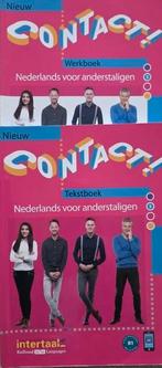 Contact nieuw B1 Werkboek en Tekstboek Nederlands, Boeken, Ophalen of Verzenden, Alpha, Zo goed als nieuw, Overige niveaus