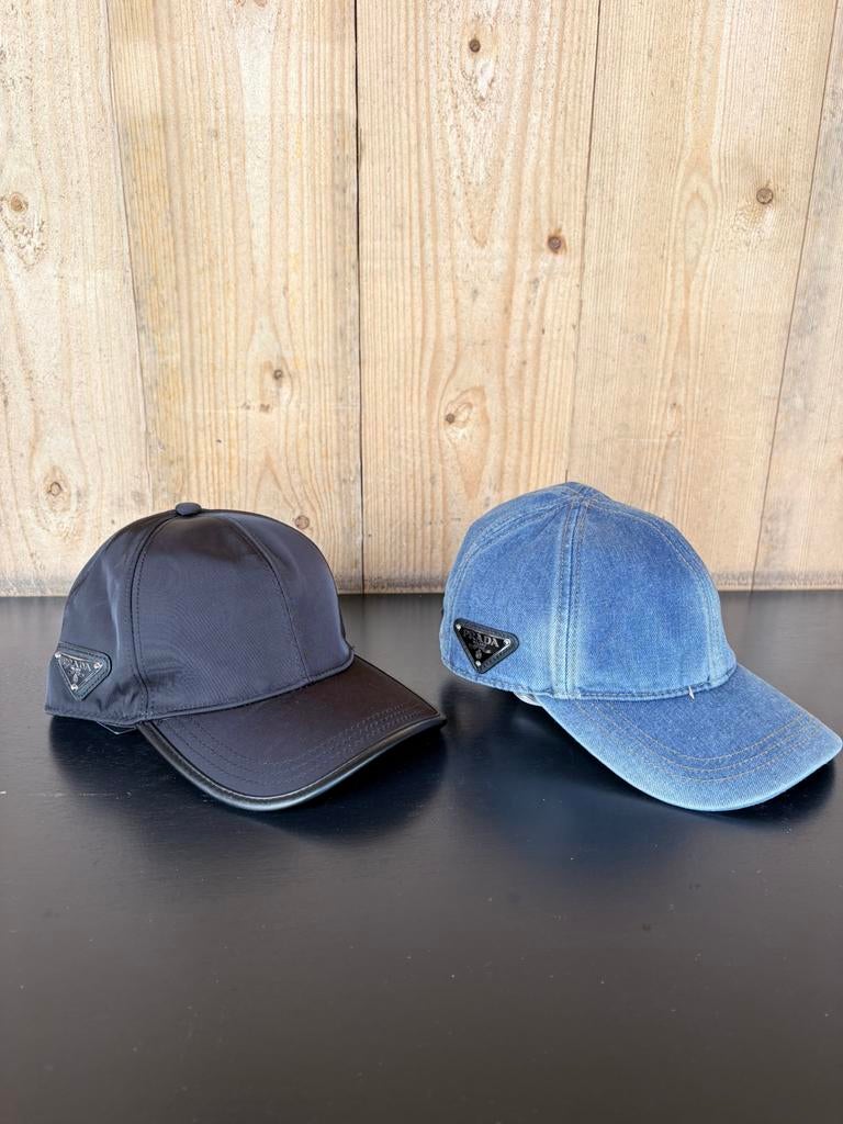 Prada Baseball Pet - Nieuwstaat Denim Blauw, Kleding | Heren, Hoeden en Petten, Ophalen of Verzenden, Nieuw, One size fits all