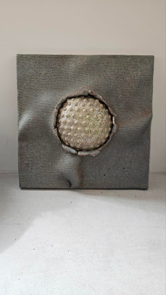 Tegel Object van keramist hans de Jong ca. 1980, Ophalen