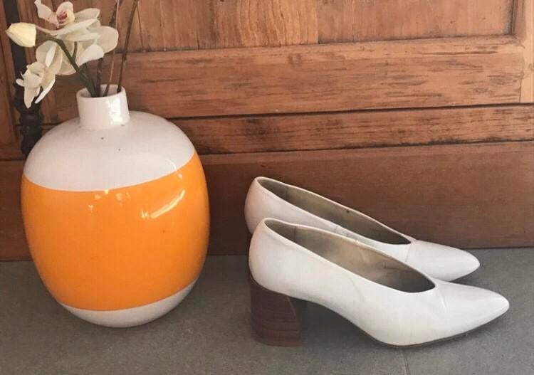 Zara pumps wit 35, Ophalen of Verzenden, Zo goed als nieuw, Wit